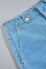 cache high rise denim shorts Versona Caché