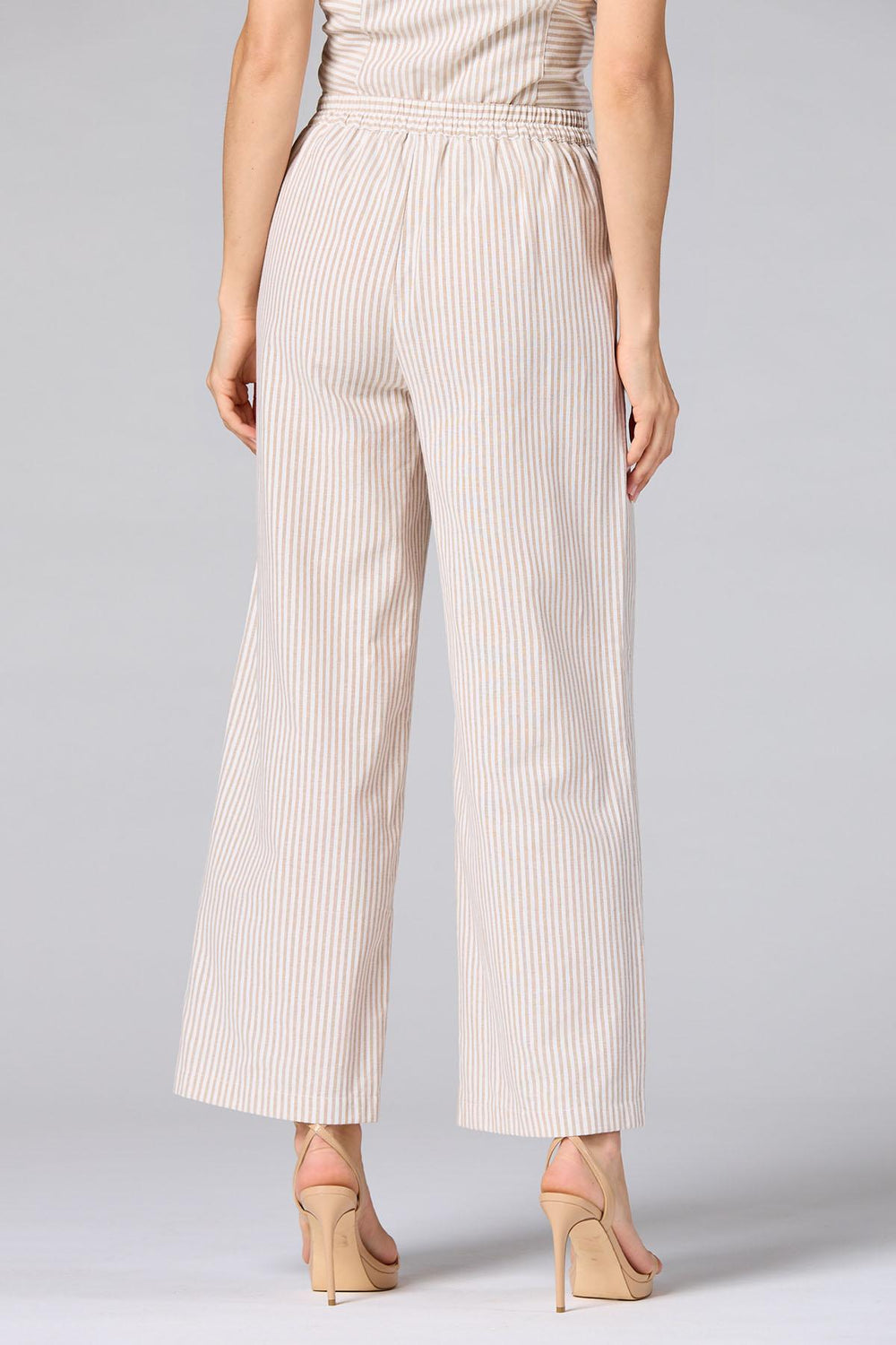cache neutral striped pants Versona Caché