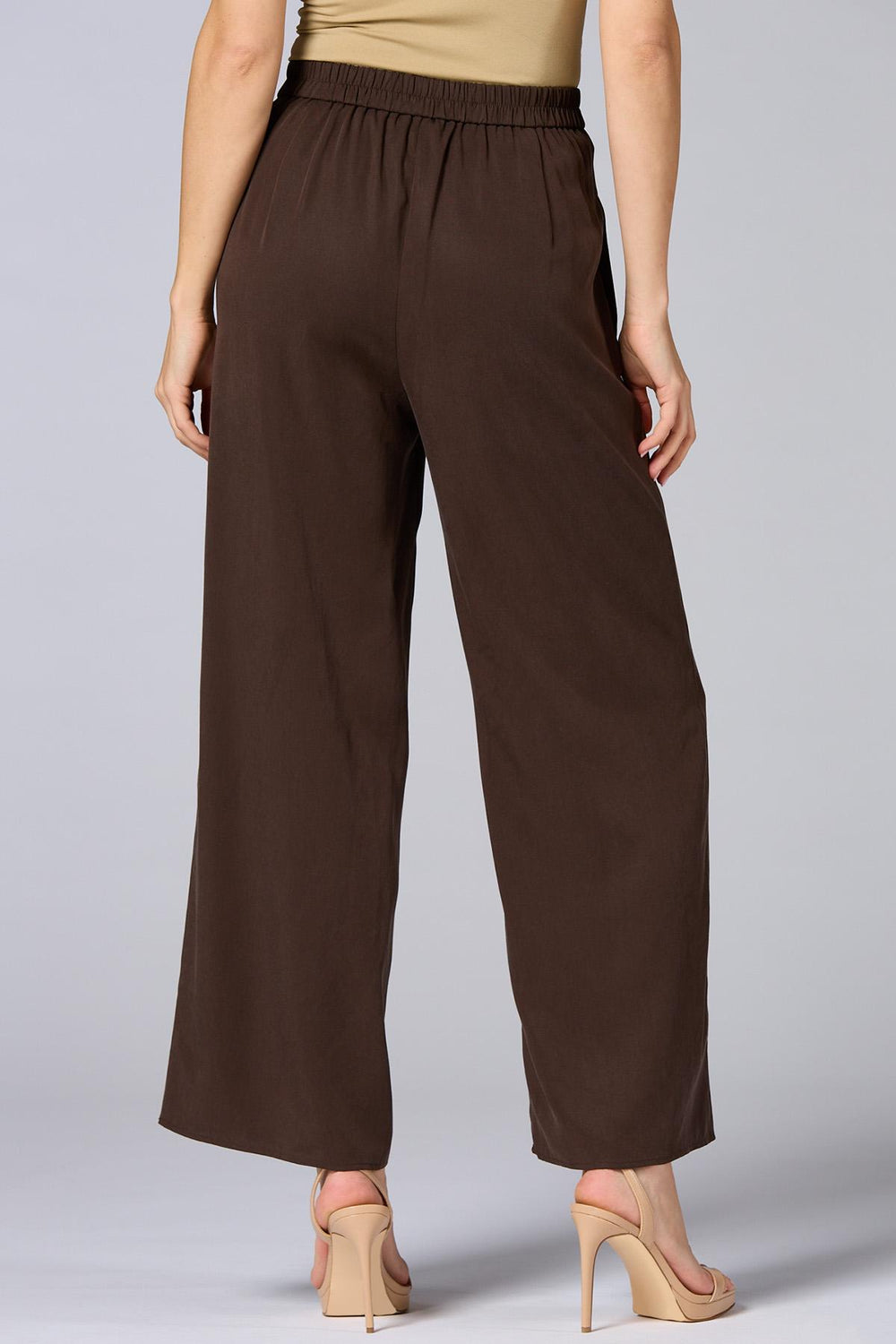 cache solid wide leg pants Versona Caché