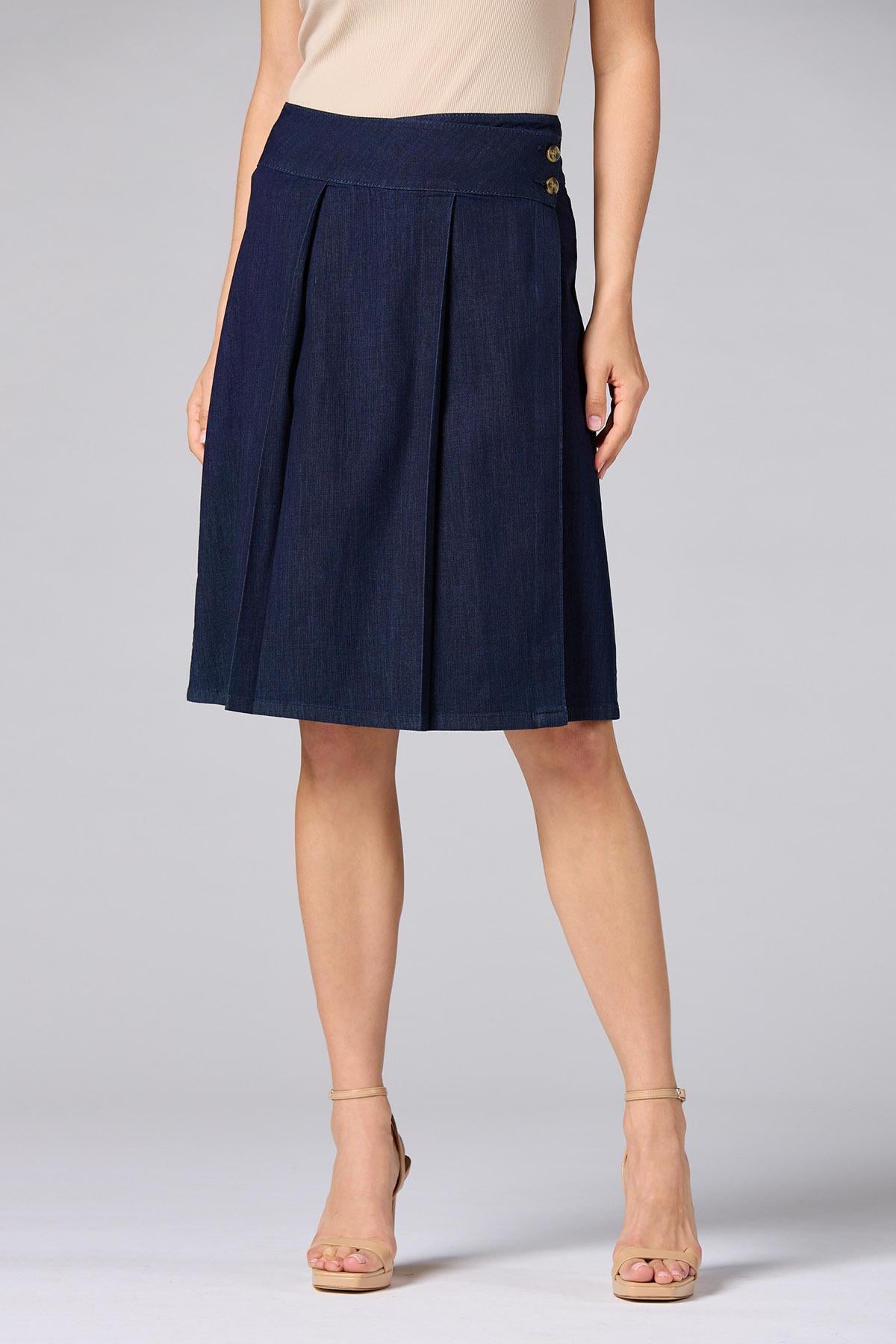 cache pleated mid rise skirt Versona Caché