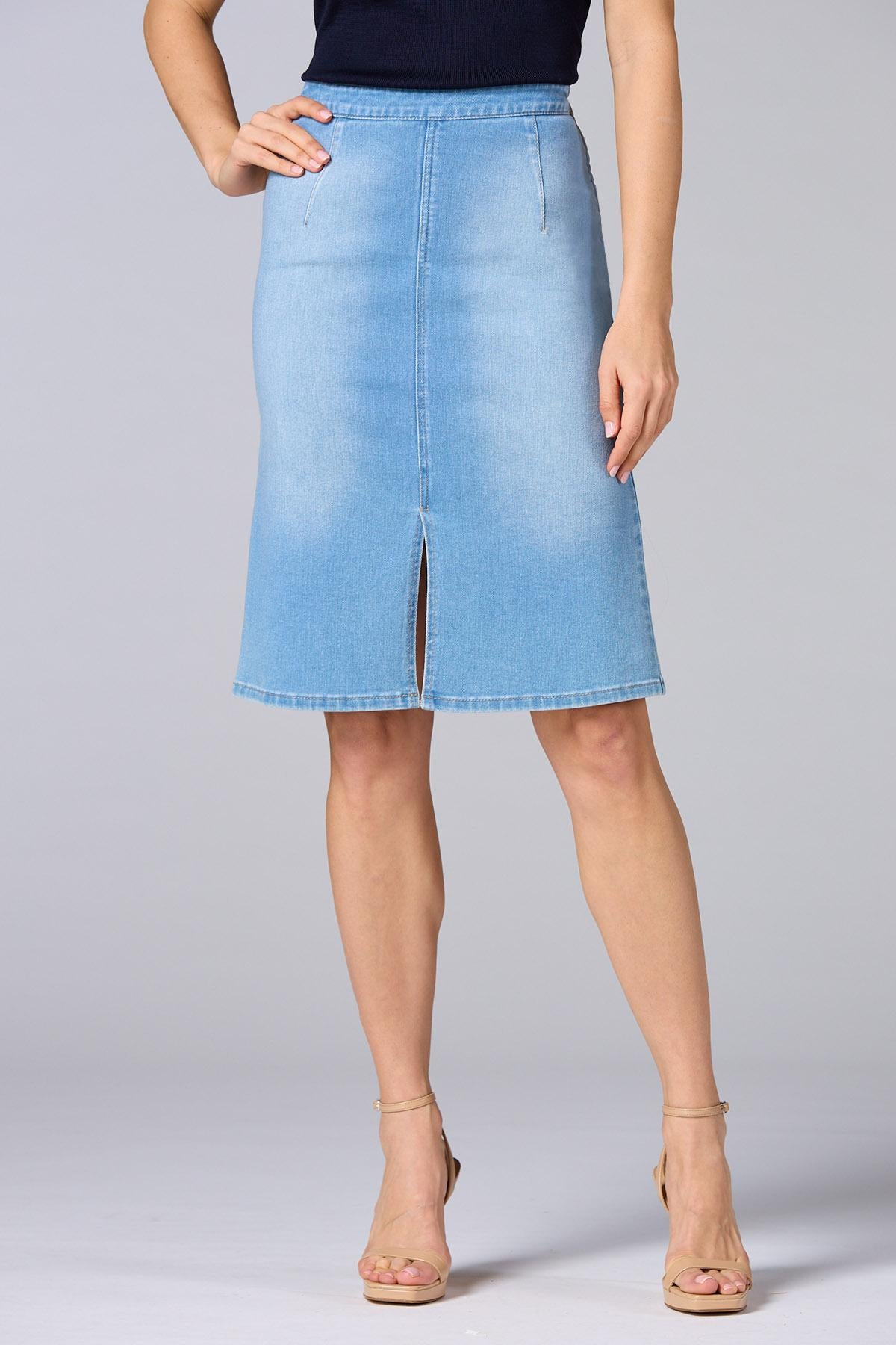 cache denim pencil skirt Versona Caché