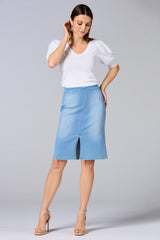 cache denim pencil skirt Versona Caché
