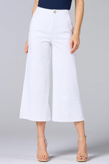 cache high rise white jeans Versona Caché