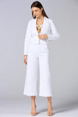 cache high rise white jeans Versona Caché