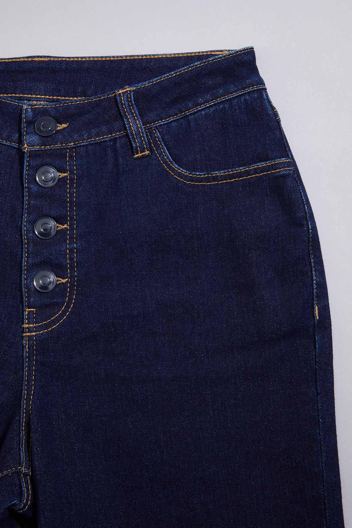 cache slit hem cropped jeans Versona Caché