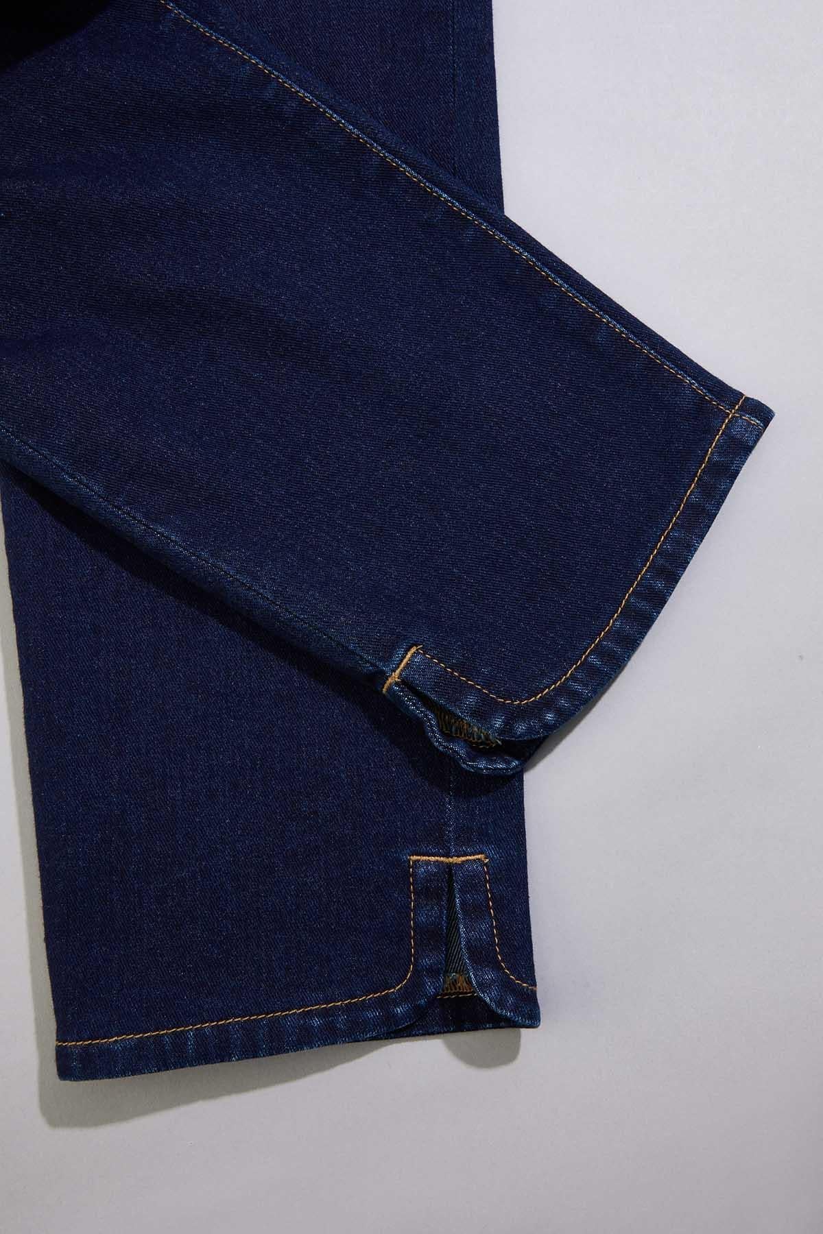 cache slit hem cropped jeans Versona Caché