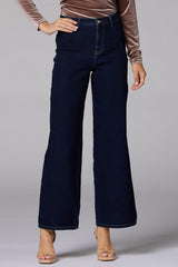 cache dark wash trouser jeans Versona Caché