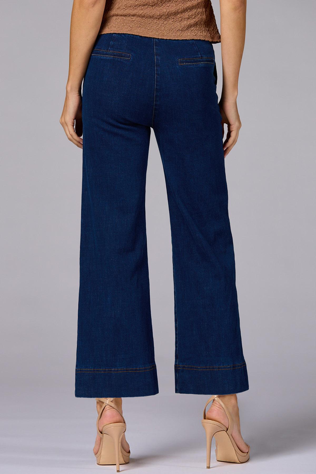 cache dark wash wide leg jeans Versona Caché