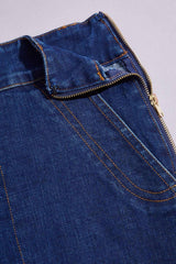 cache dark wash wide leg jeans Versona Caché