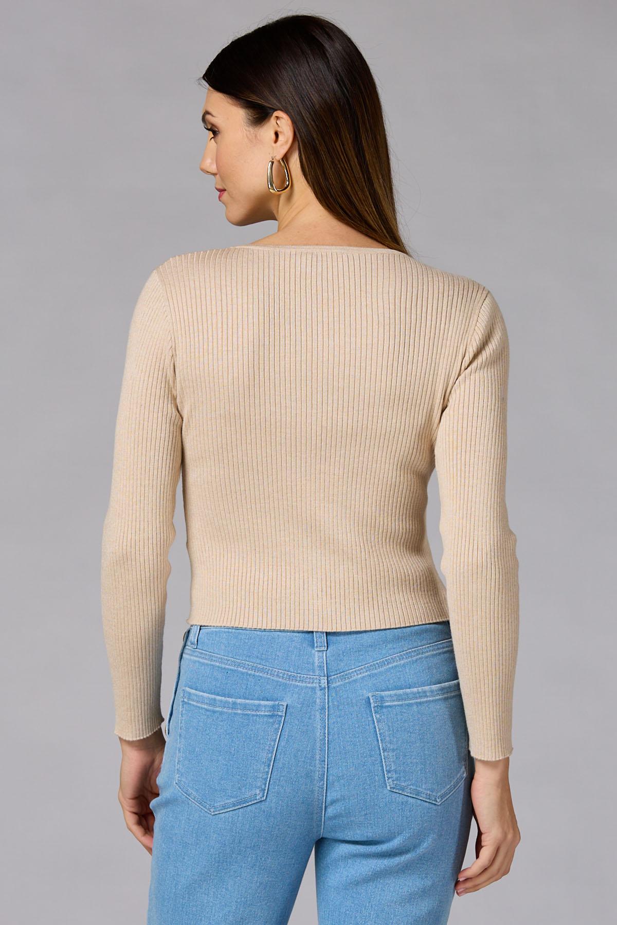 cache covered button cardigan Versona Caché