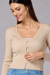 cache covered button cardigan Versona Caché