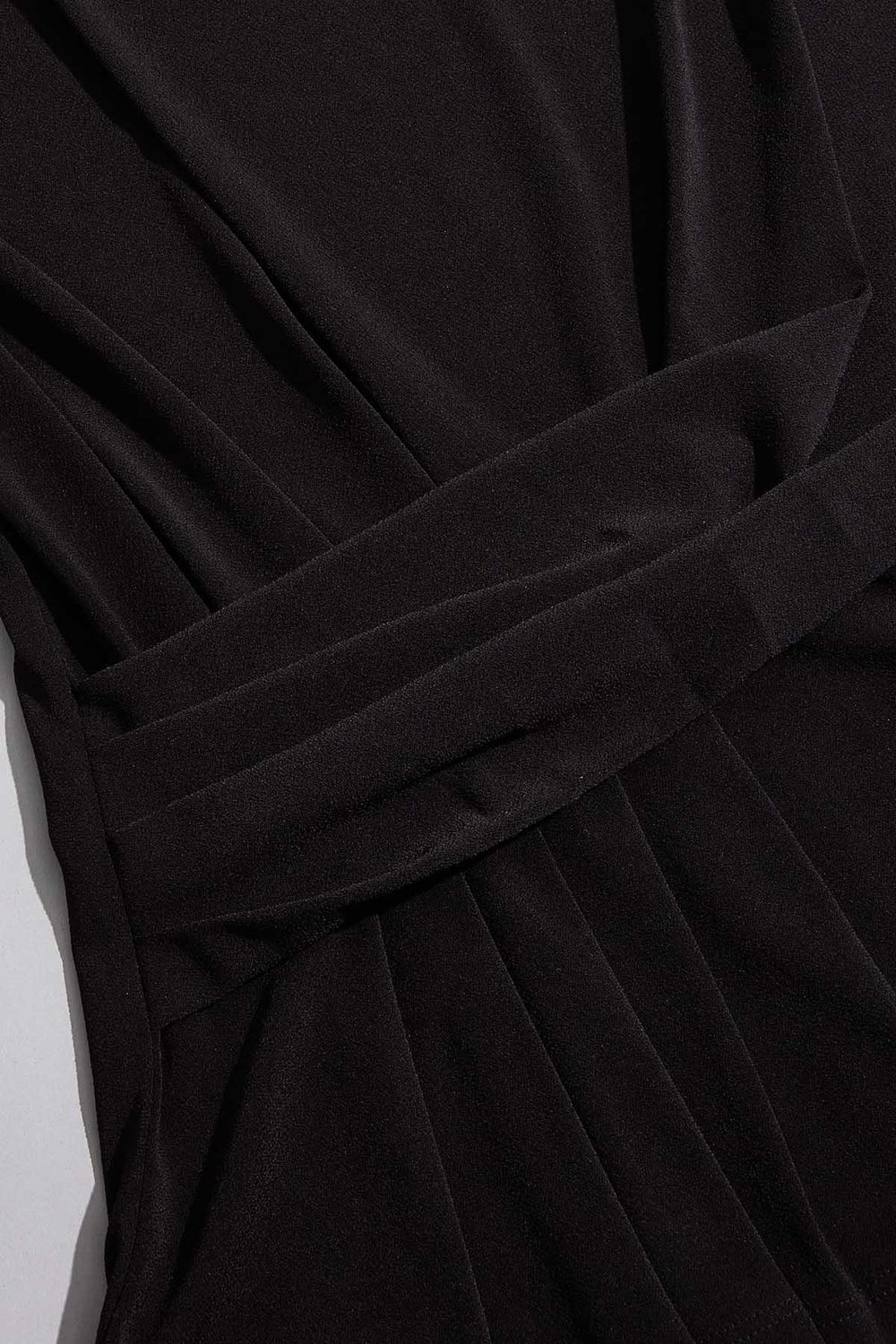 cache wrap side knit top - black Versona Caché