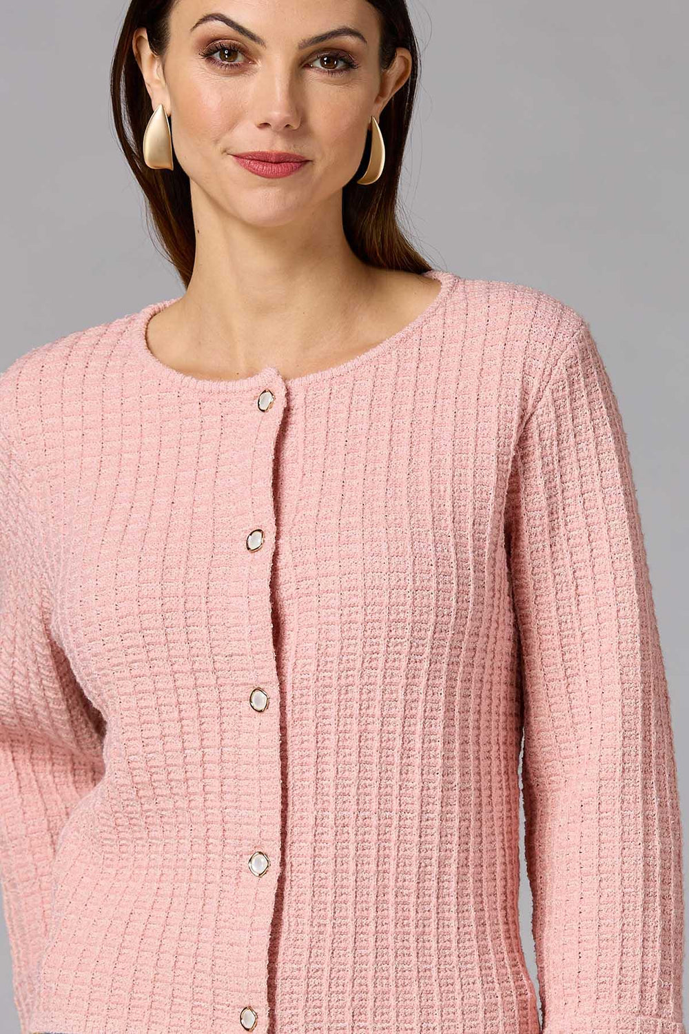 cache waffle knit cardigan Versona Caché