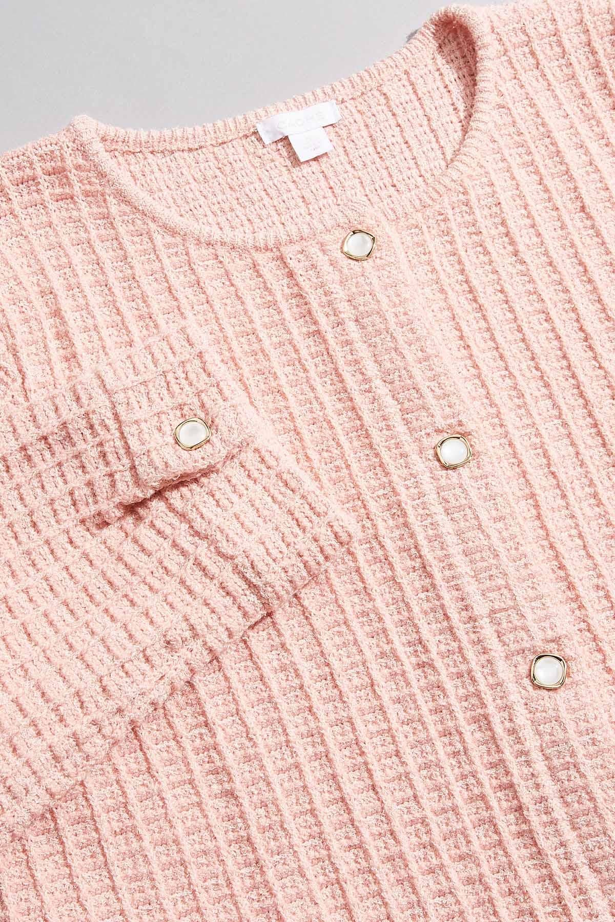 cache waffle knit cardigan Versona Caché
