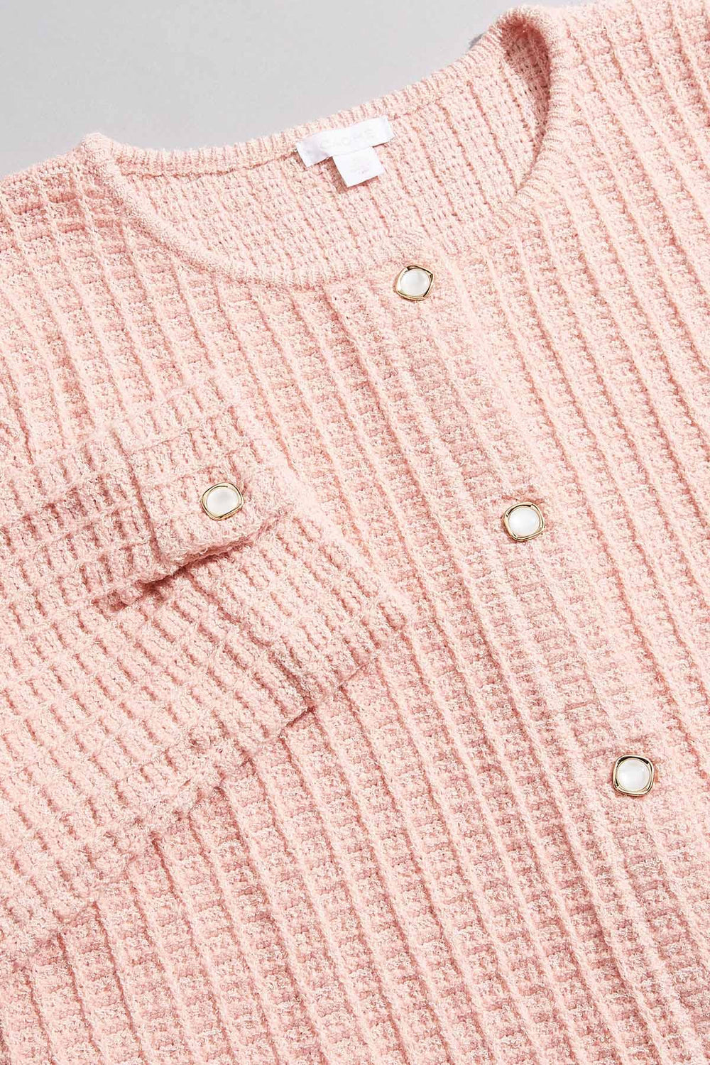 cache waffle knit cardigan Versona Caché