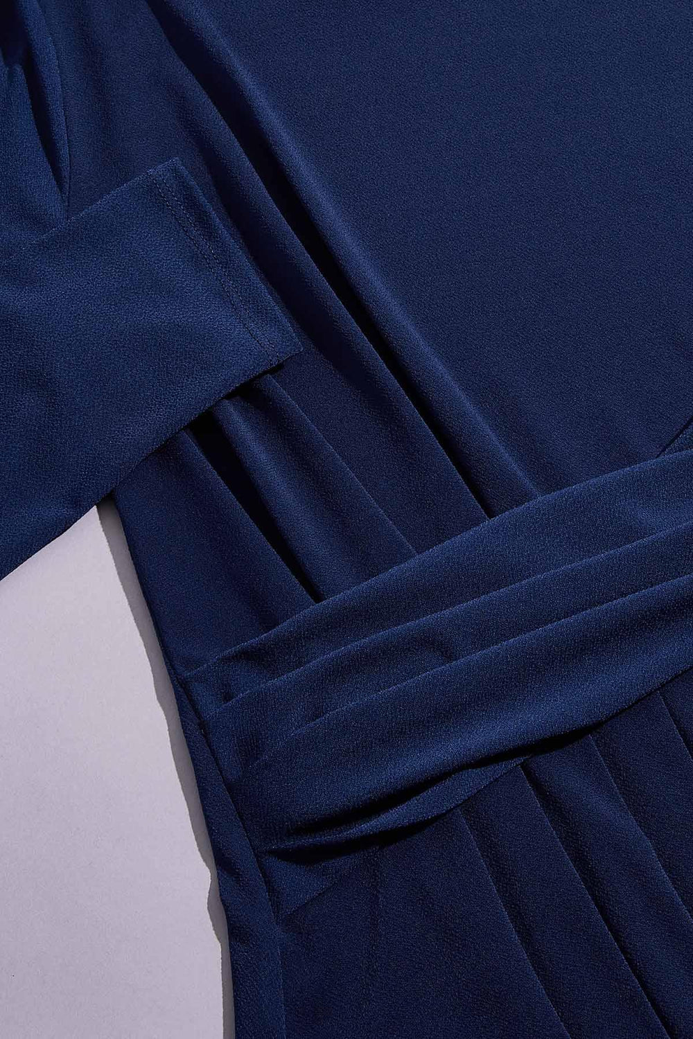 cache wrap side knit top - navy Versona Caché