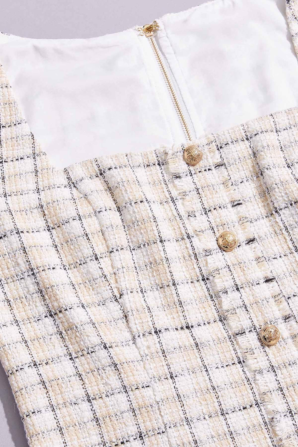 cache cap sleeve tweed top Versona Caché