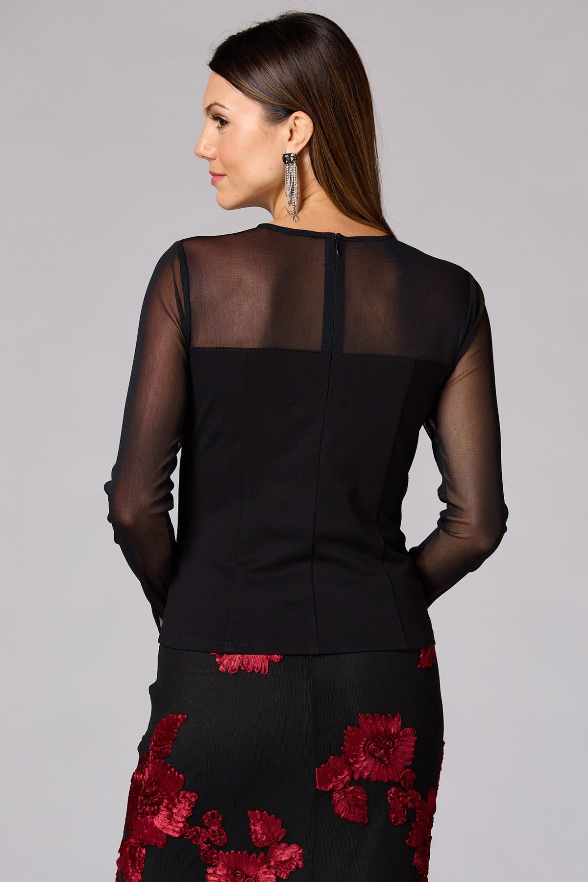 cache mesh yoke top Versona Caché