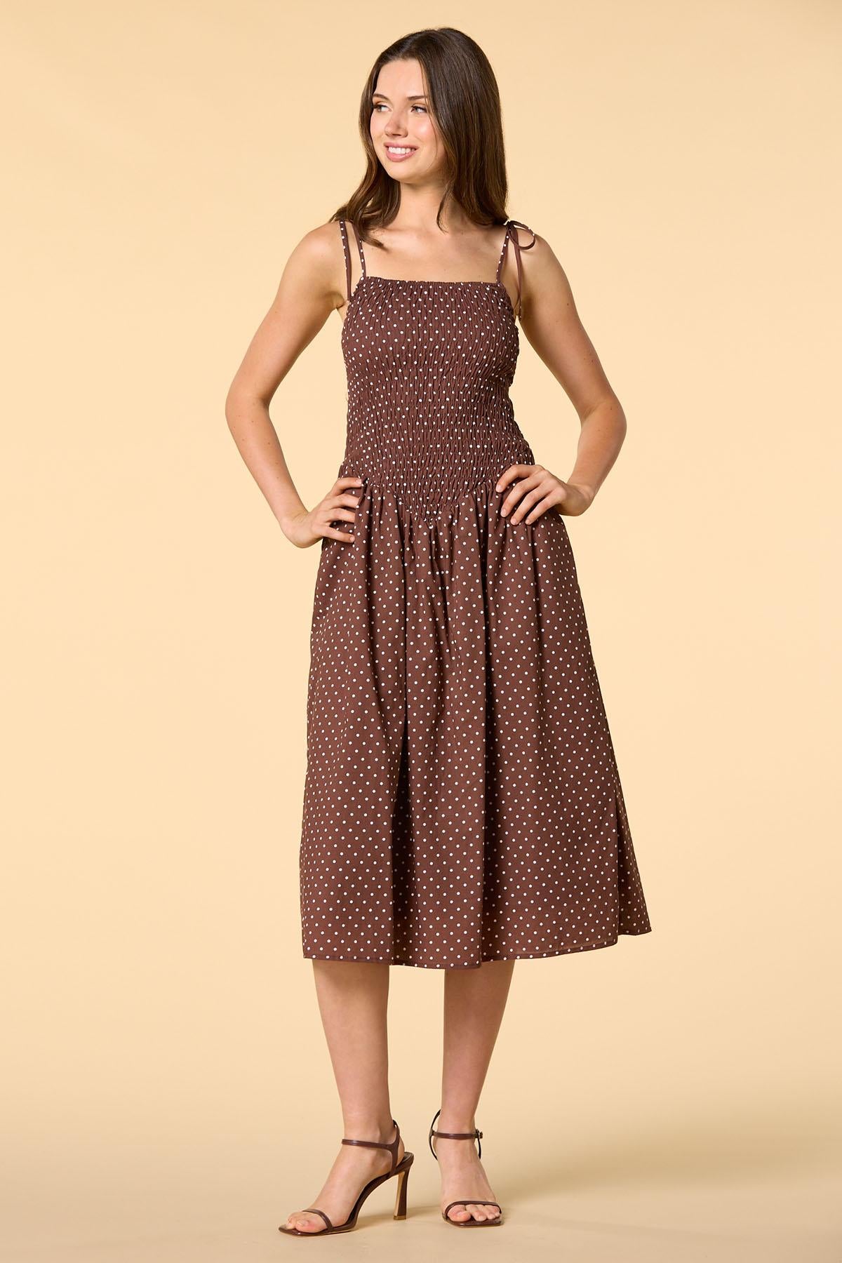 on the spot midi dress Versona Apparel