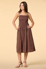 on the spot midi dress Versona Apparel