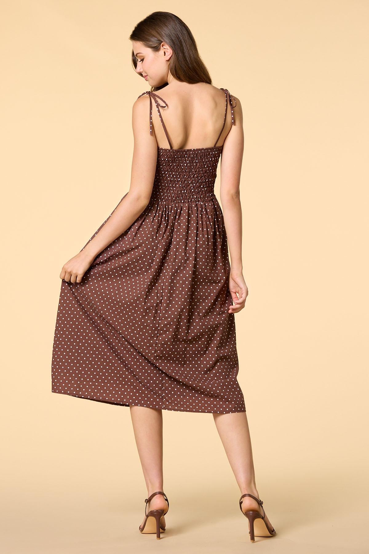 on the spot midi dress Versona Apparel