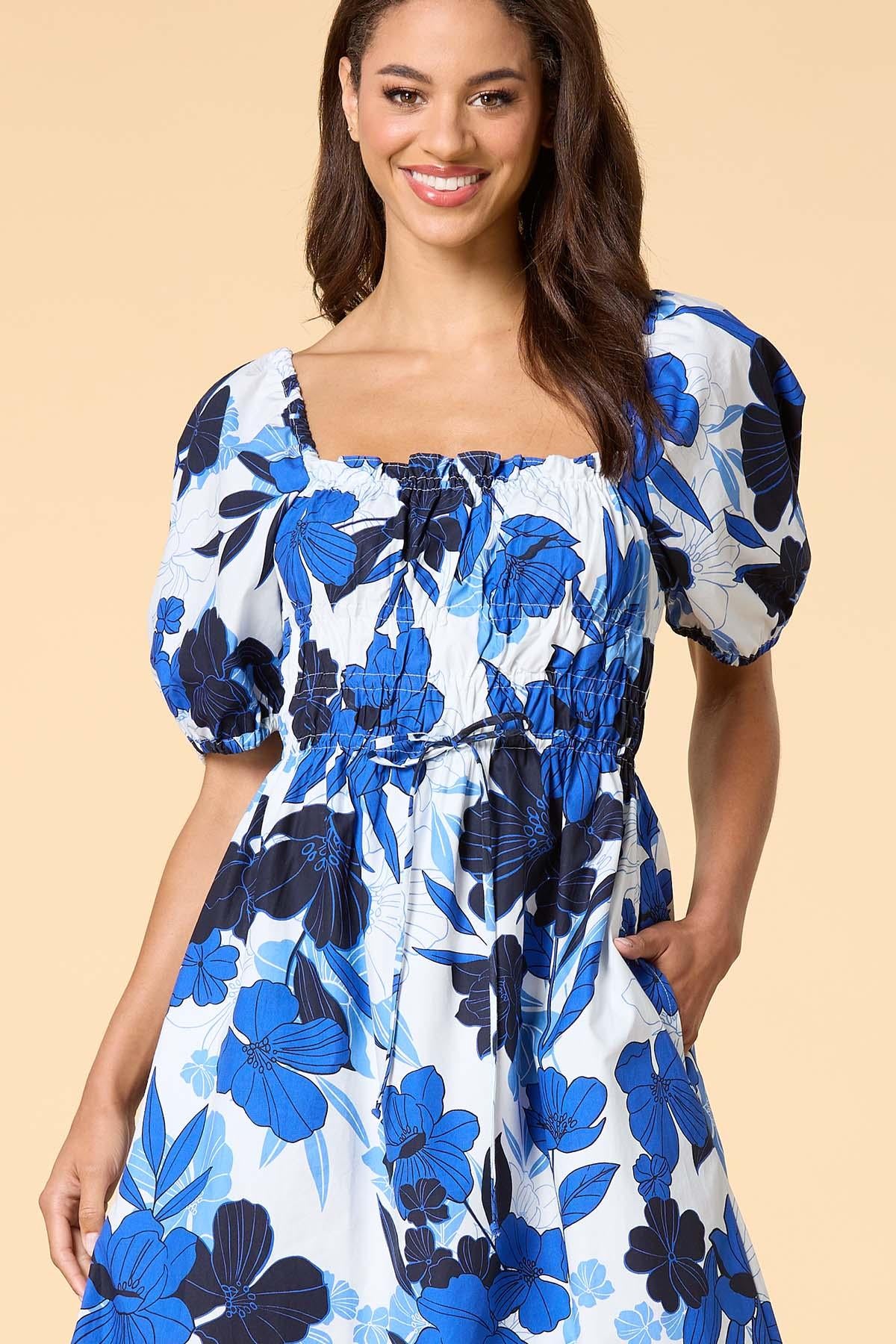 violets are blue maxi dress Versona Apparel