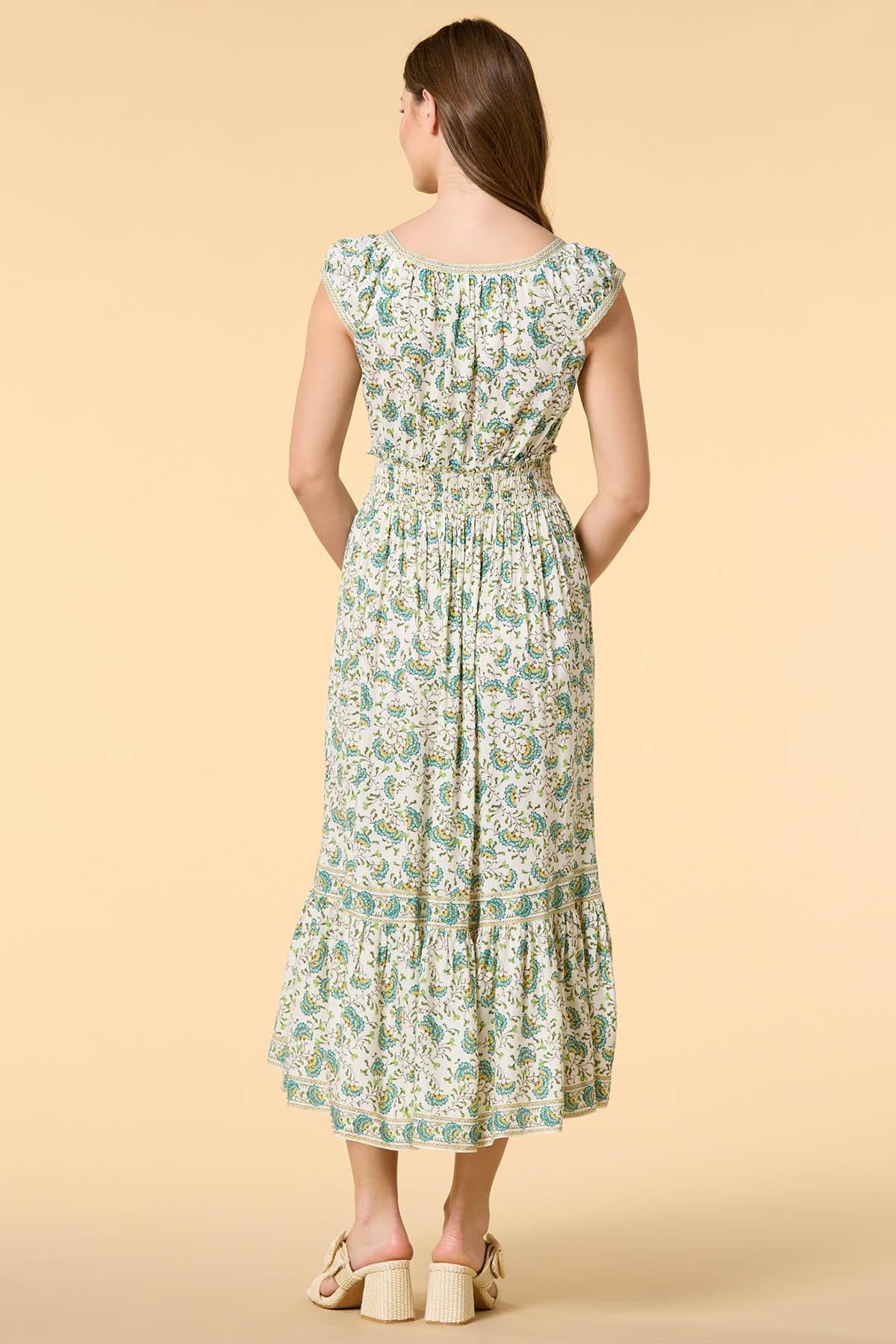 garden walls midi dress Versona Apparel
