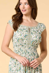 garden walls midi dress Versona Apparel