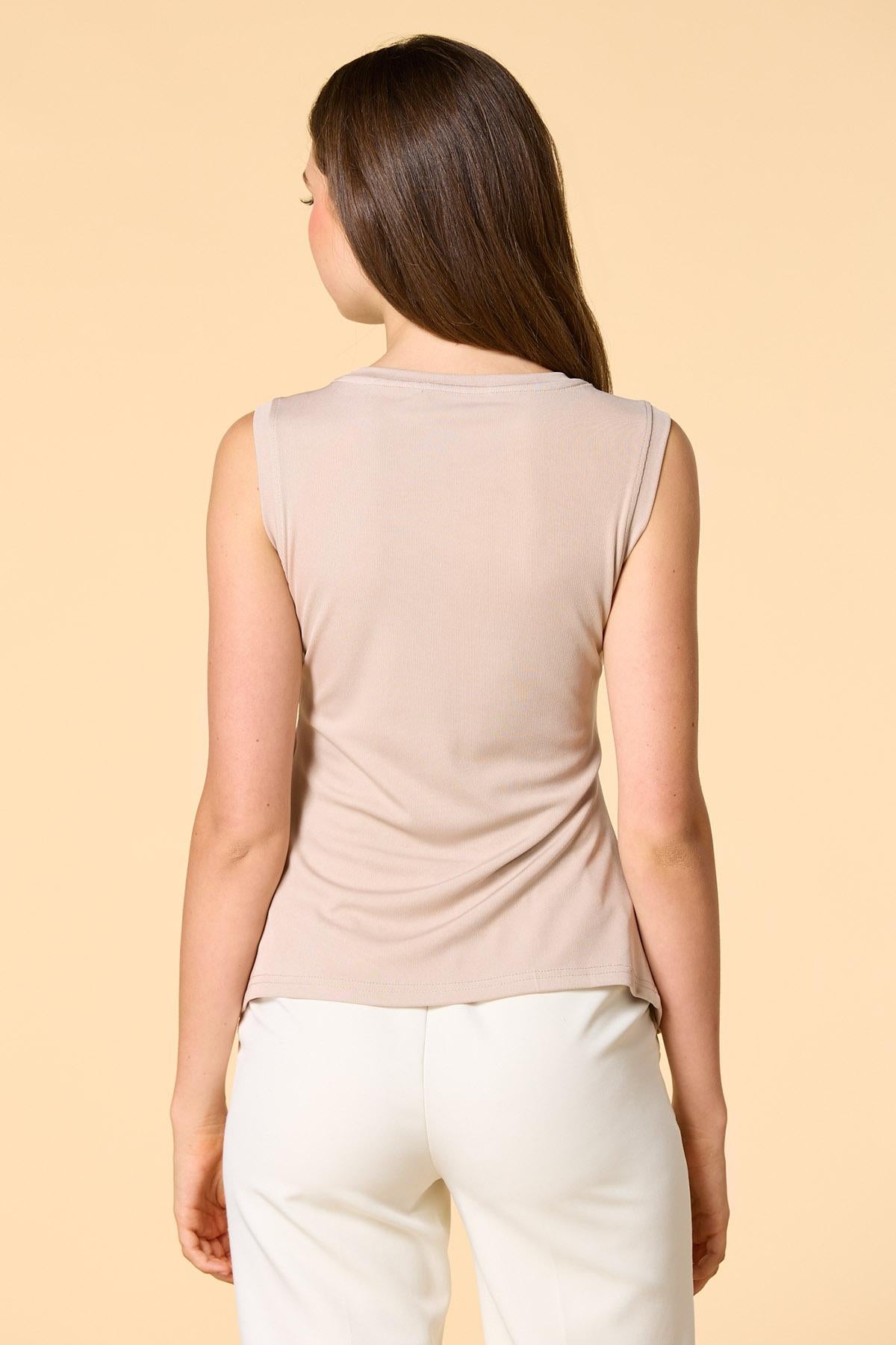 gold mine embellished tank Versona Apparel