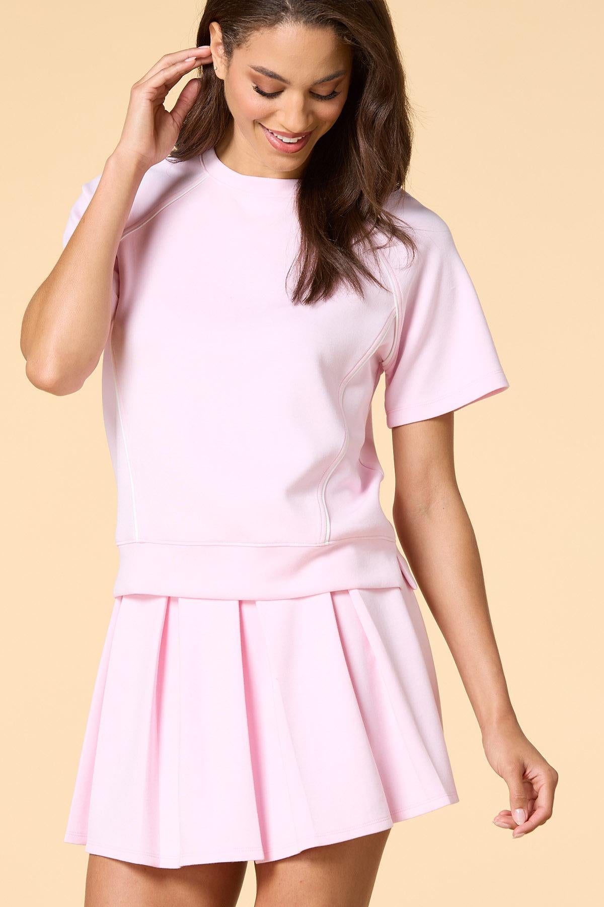 pretty in pleats sweatshirt Versona Apparel