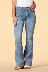 flare weather friend jeans Versona Apparel
