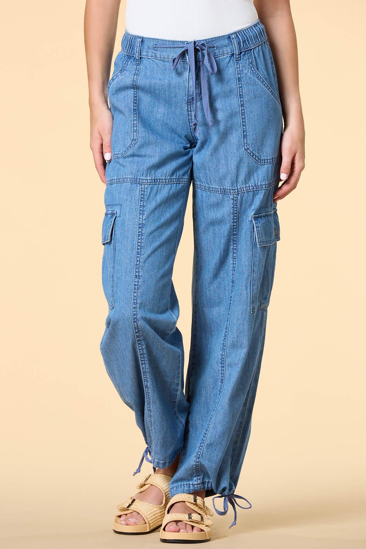 low key cargo jeans Versona Apparel