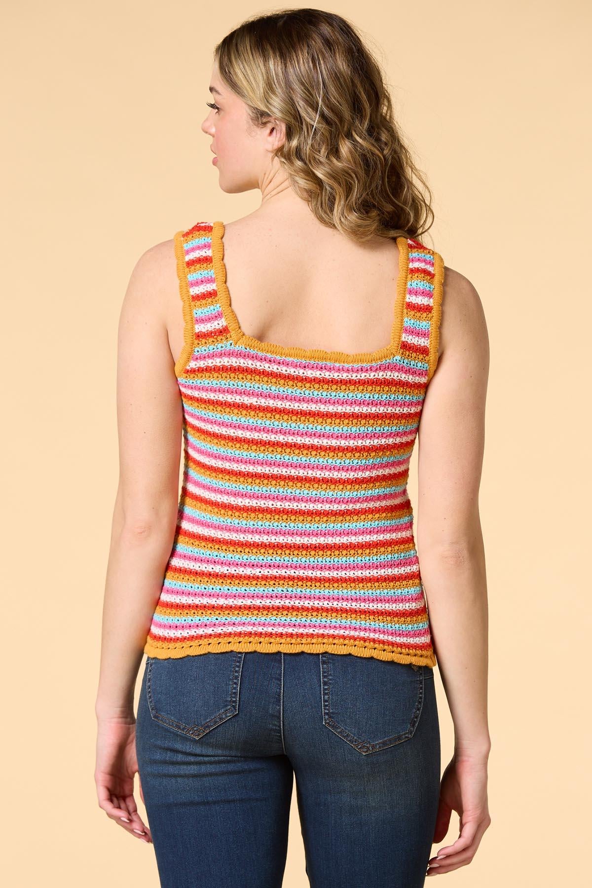color me cute sweater tank Versona Apparel