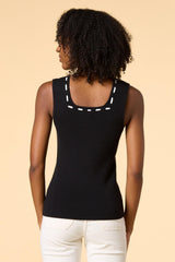 trim it up sweater tank Versona Apparel|Sale