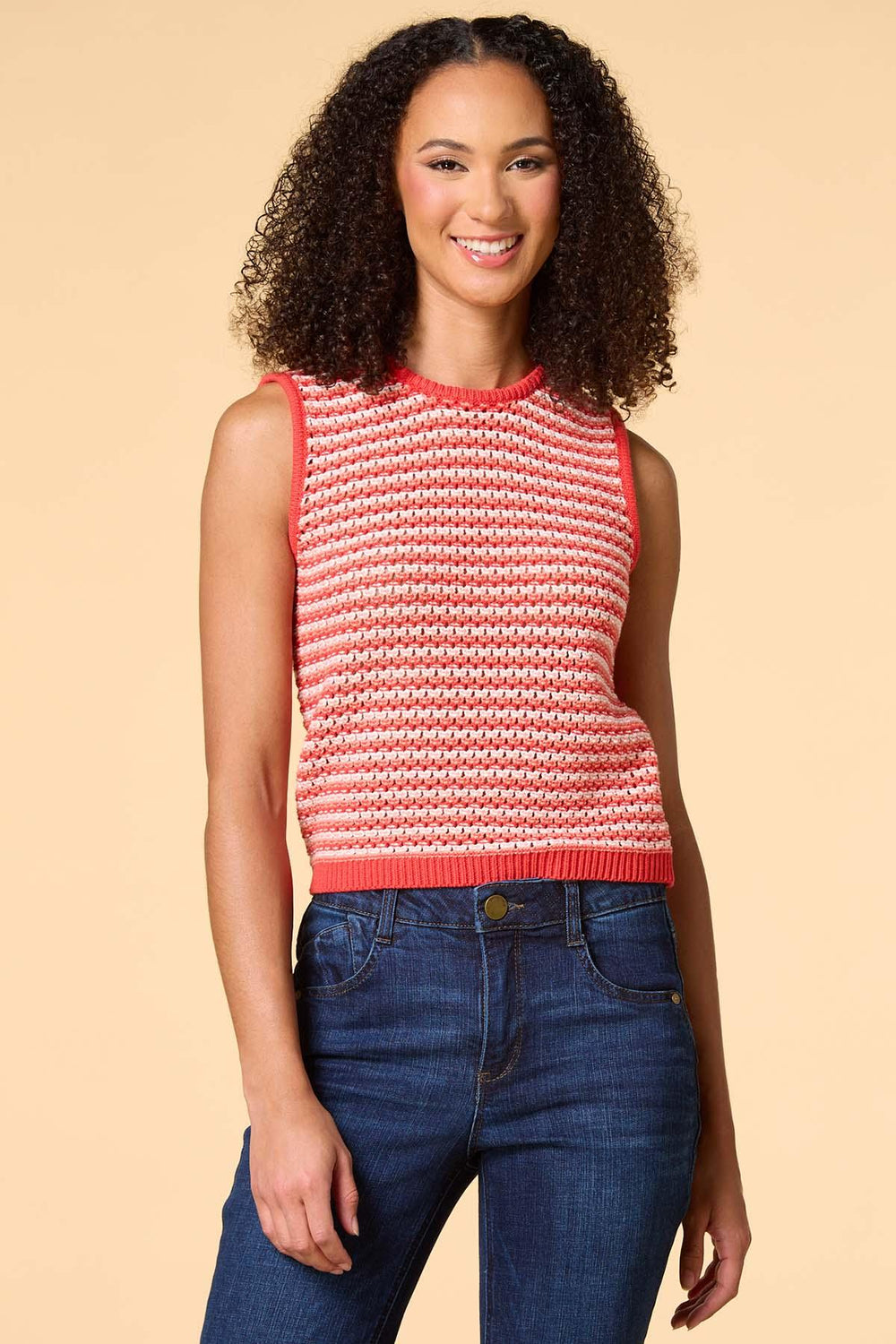 orange creamsicle sweater tank Versona Apparel|Sale