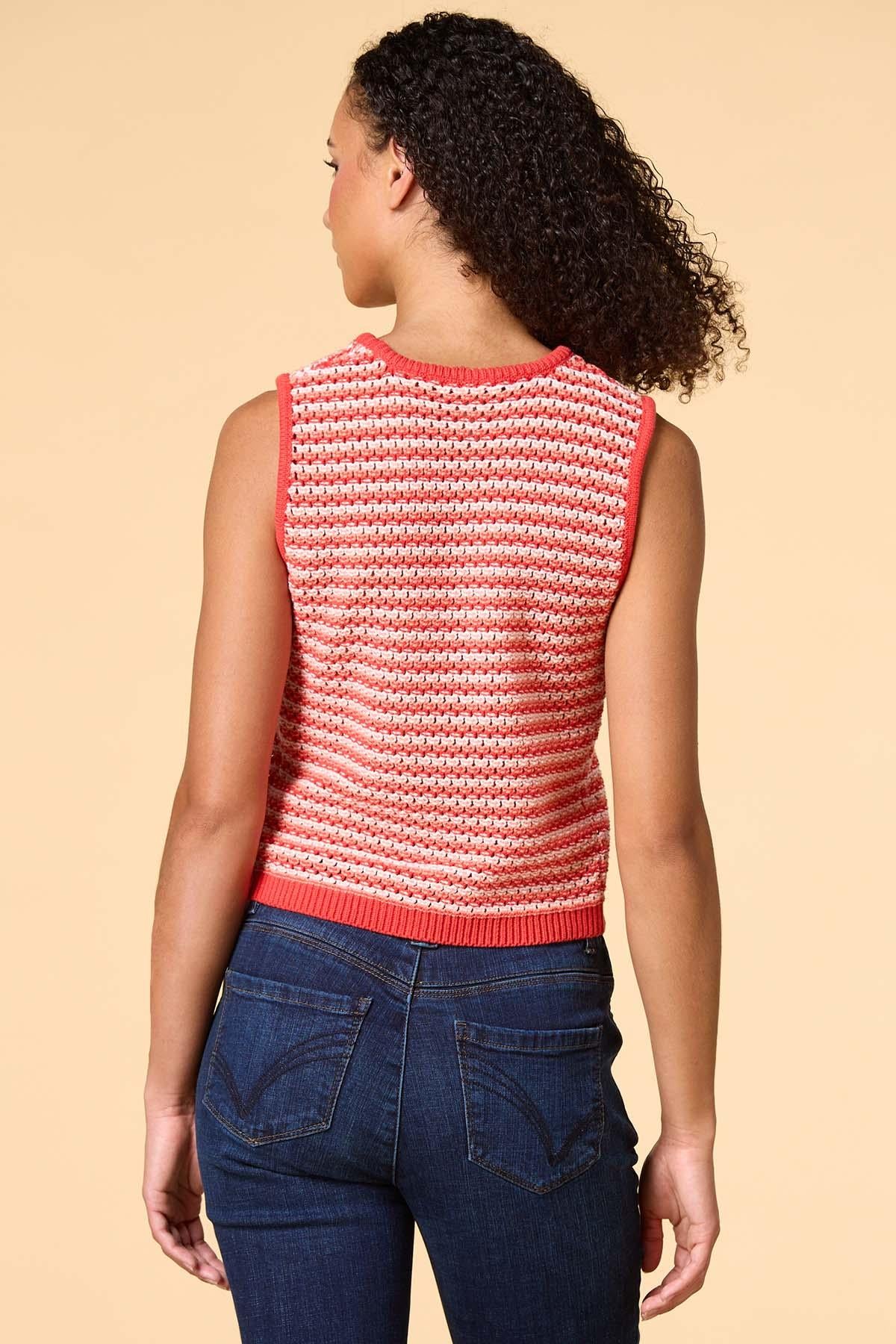 orange creamsicle sweater tank Versona Apparel|Sale