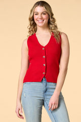 red handed sweater vest Versona Apparel|Sale