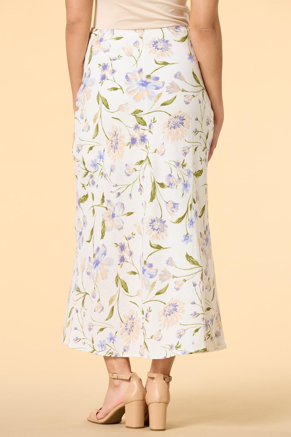 fields of tulips maxi skirt Versona Apparel