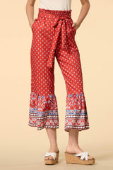 garden gates satin pants Versona Apparel