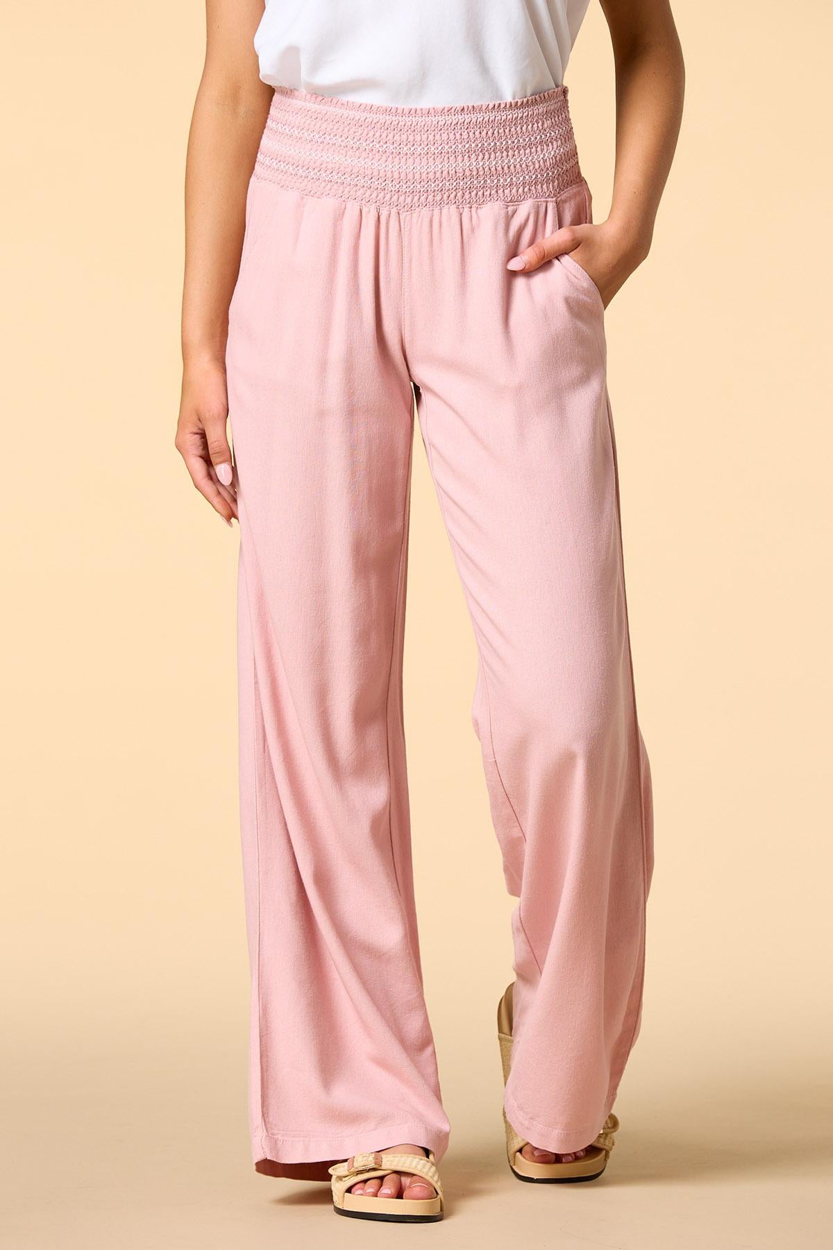 pink lady pants Versona Apparel