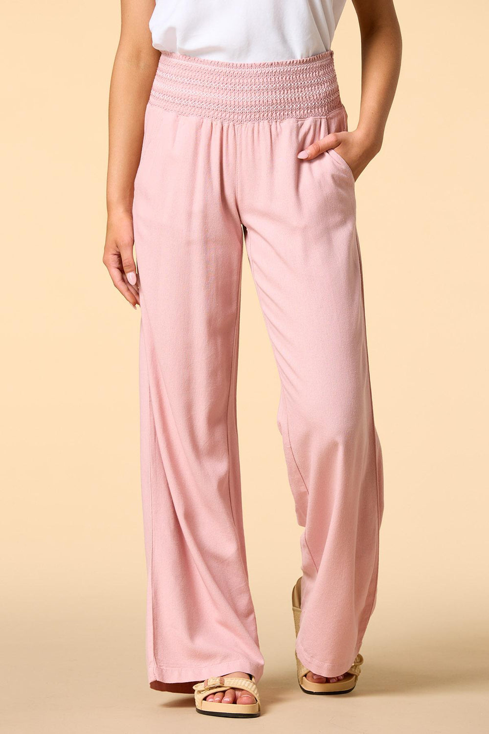 pink lady pants Versona Apparel