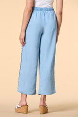 lace and time chambray pants Versona Apparel