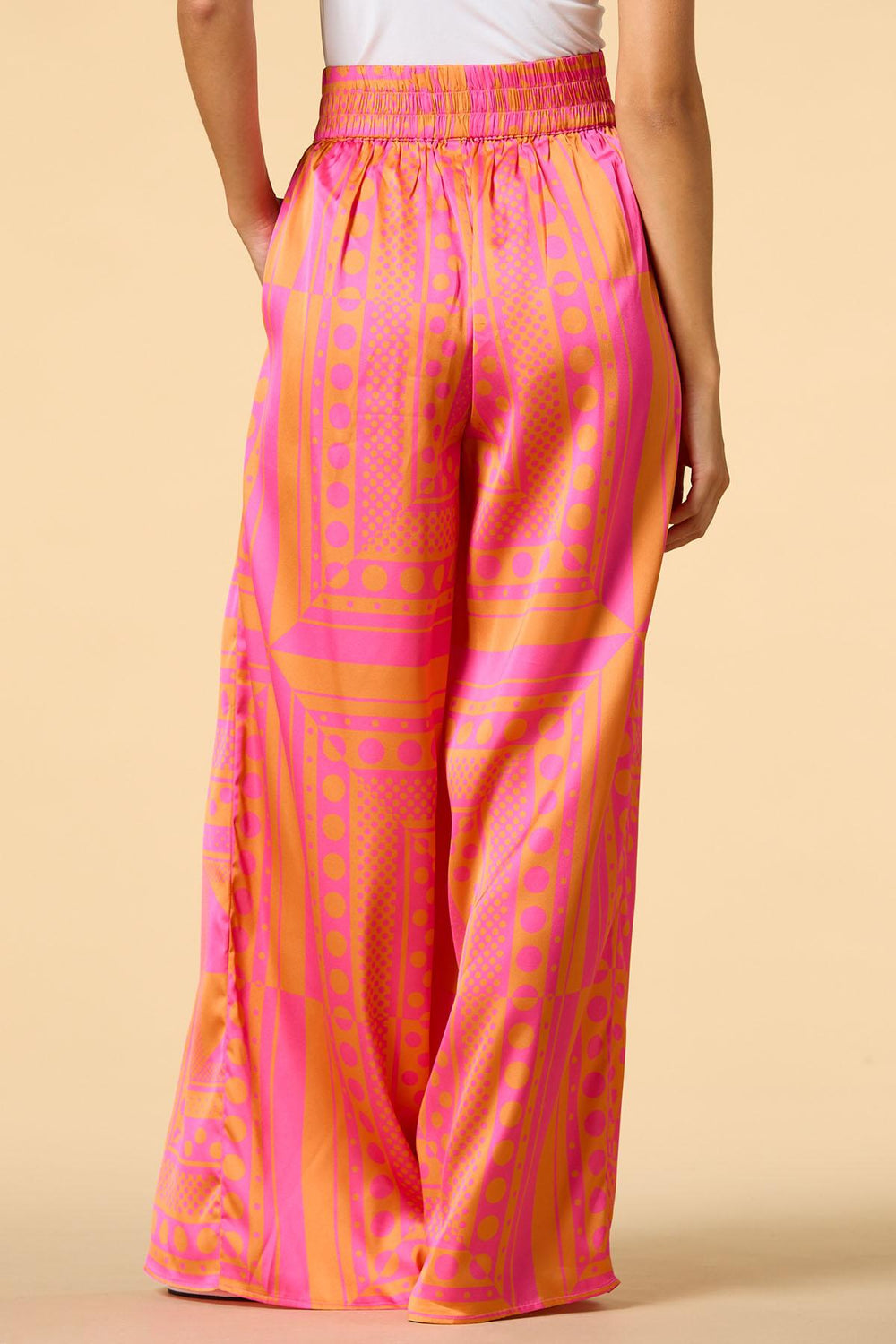 south of the border satin pants Versona Apparel