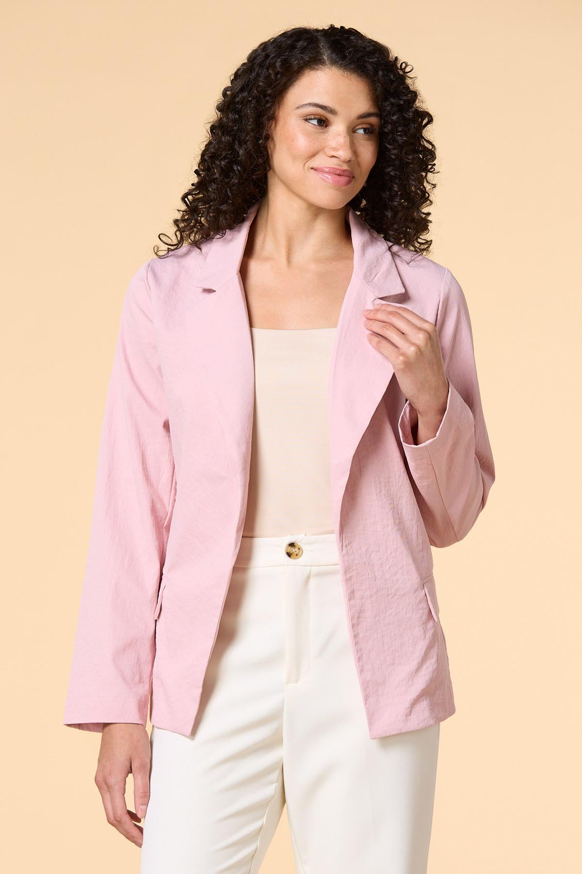 crinkle cut blazer Versona Apparel