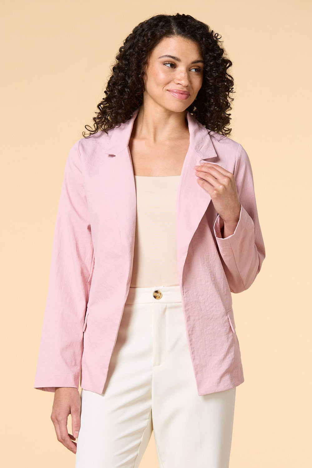 crinkle cut blazer Versona Apparel