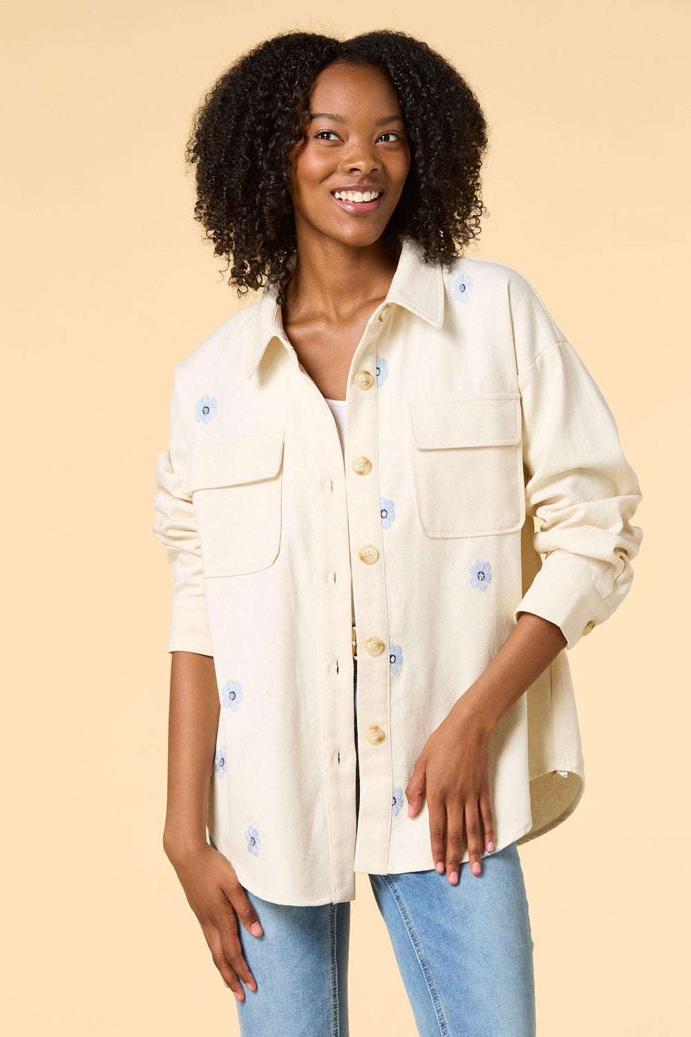 the twill of it shacket Versona Apparel|Sale