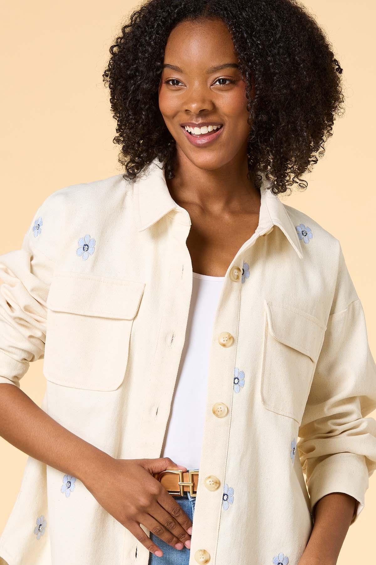the twill of it shacket Versona Apparel|Sale