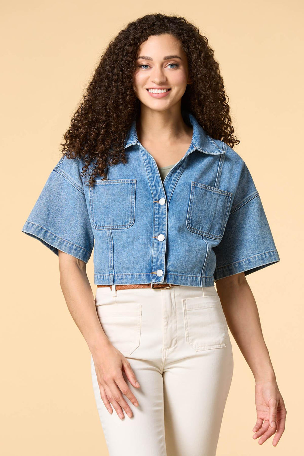 warming up denim jacket Versona Apparel