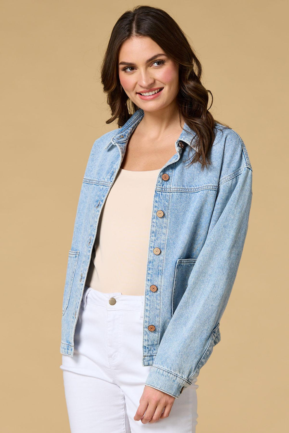 come and go denim jacket Versona Apparel|Sale
