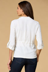 cool kid jacket- white Versona Apparel|Sale
